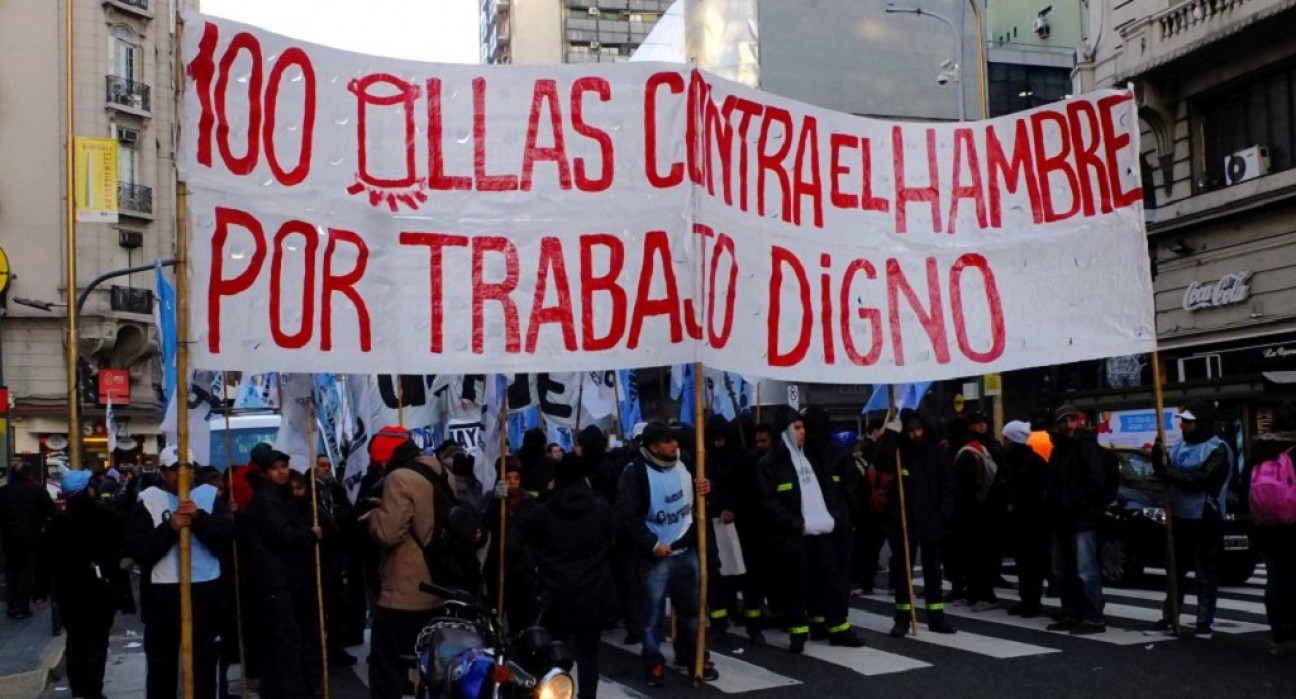 imagen Protesta en el Obelisco para que se declare la emergencia alimentaria