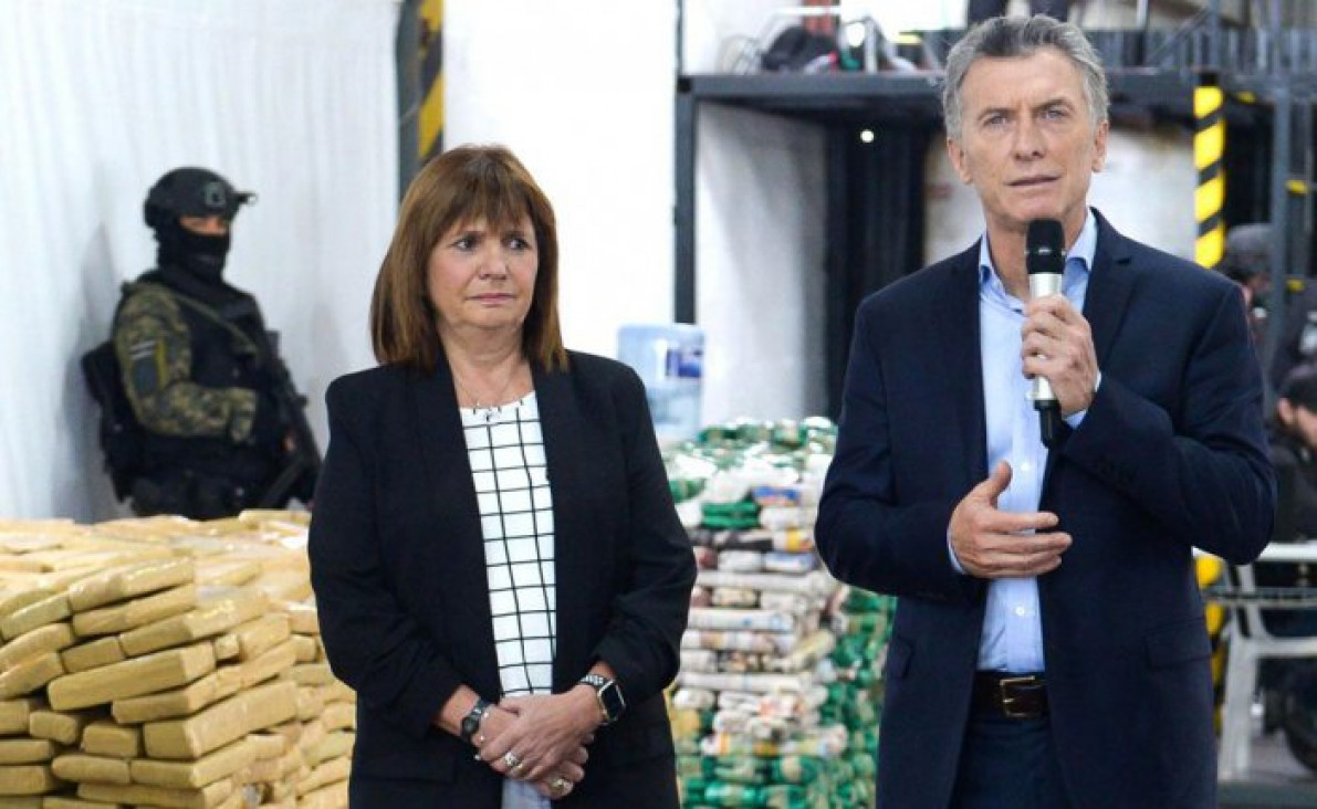 imagen "¡Vos podés estar ahí!", la invitación de Bullrich a una quema de drogas