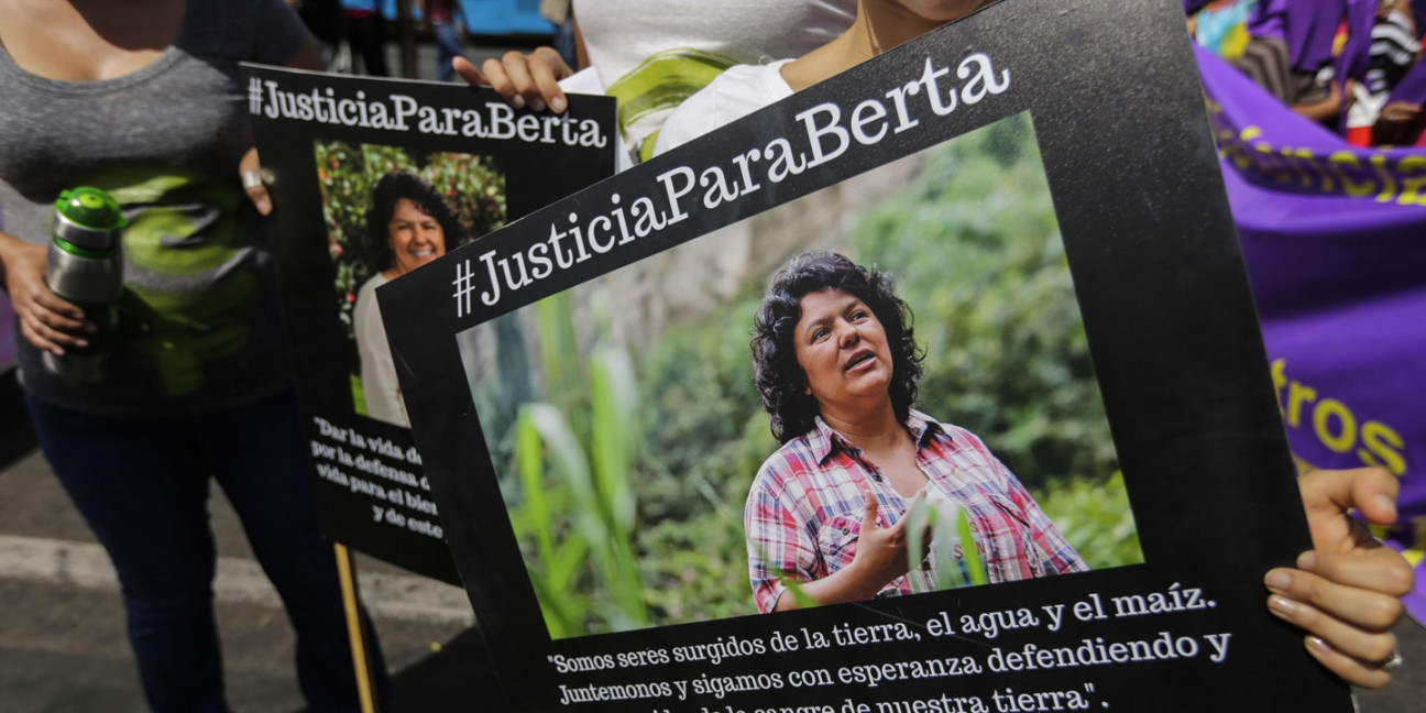 imagen Detuvieron a cuatro presuntos asesinos de Berta Cáceres