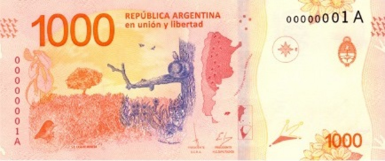 imagen Así es el nuevo billete de $ 1000