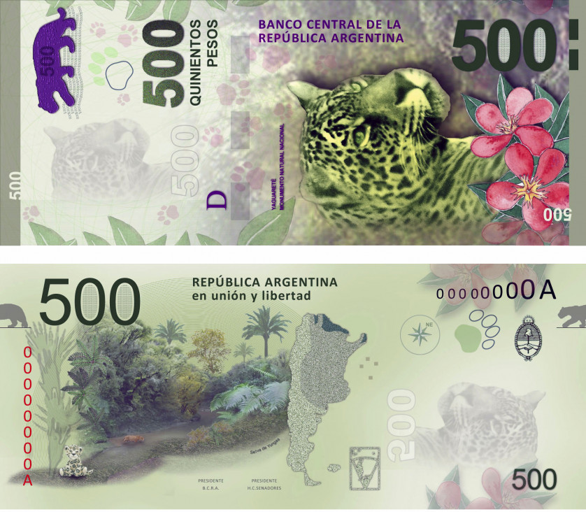 imagen El billete de $ 500 fue elegido el mejor del mundo