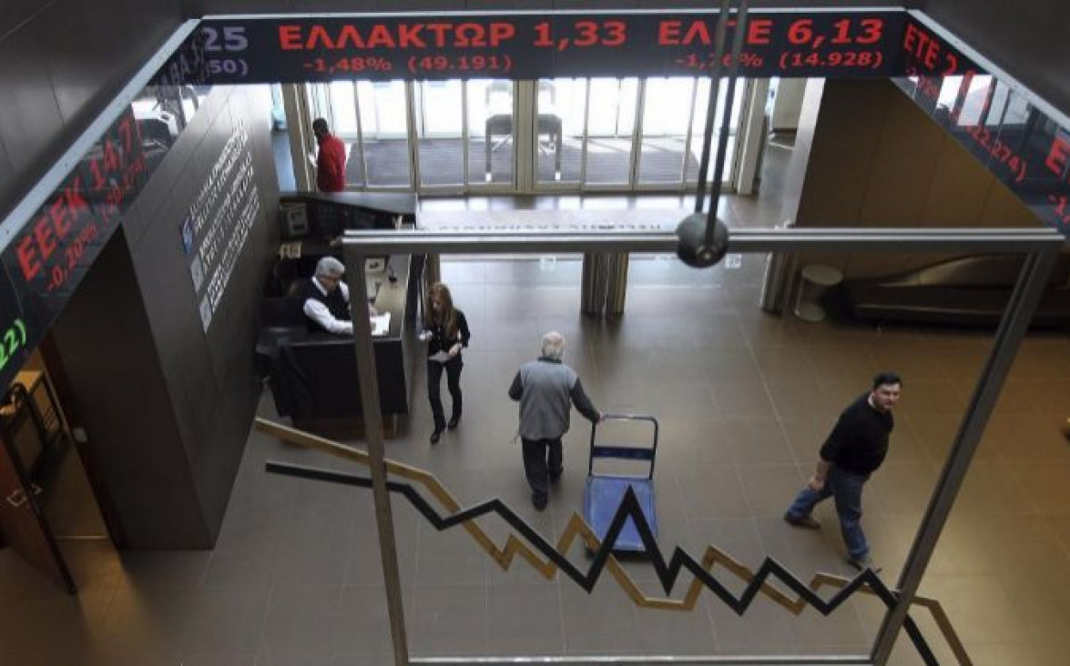 imagen La bolsa de Atenas se desploma tras cinco semanas de cierre