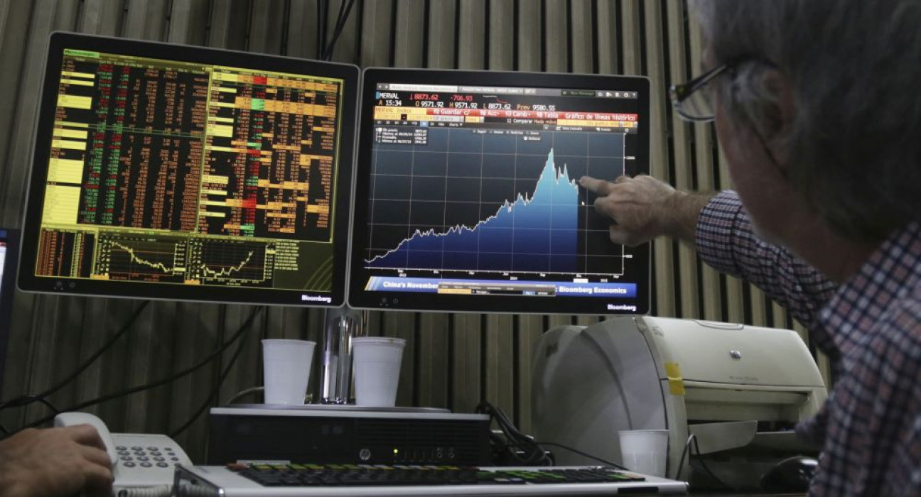 imagen Cae la bolsa y el riesgo país toca nuevo máximo desde 2015