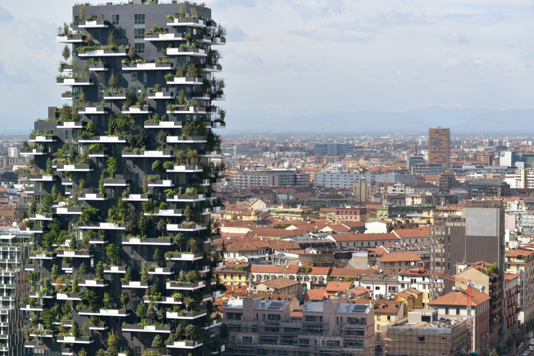 imagen Bosques que crecen en edificios a 100 metros de altura