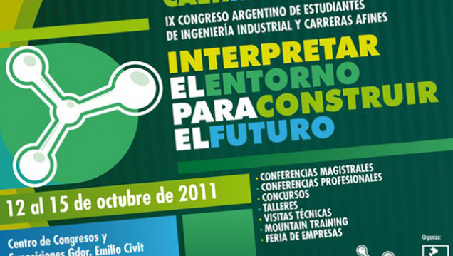 imagen Se viene el IX Congreso Argentino de Estudiantes de Ingeniería Industrial y Carreras Afines