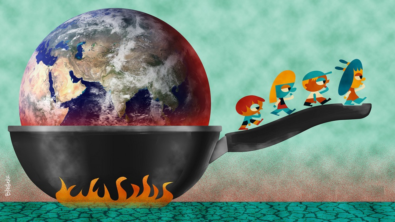 imagen Nueve de cada 10 niñas y niños creen que el cambio climático amenaza su futuro