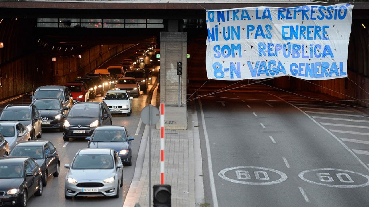 imagen Marchas en Cataluña por la liberación de los independentistas presos