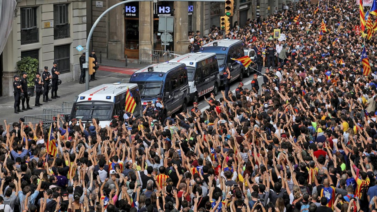 imagen Cataluña amaneció con paro general en busca de independencia
