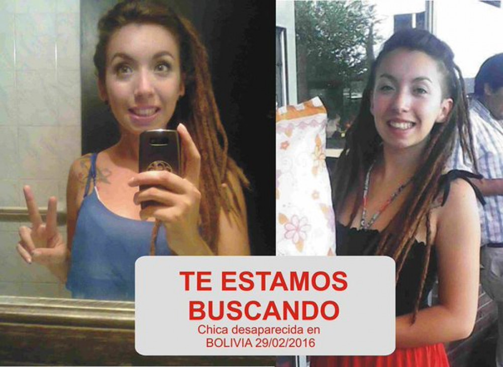 imagen Se busca el paradero de mendocina en Bolivia