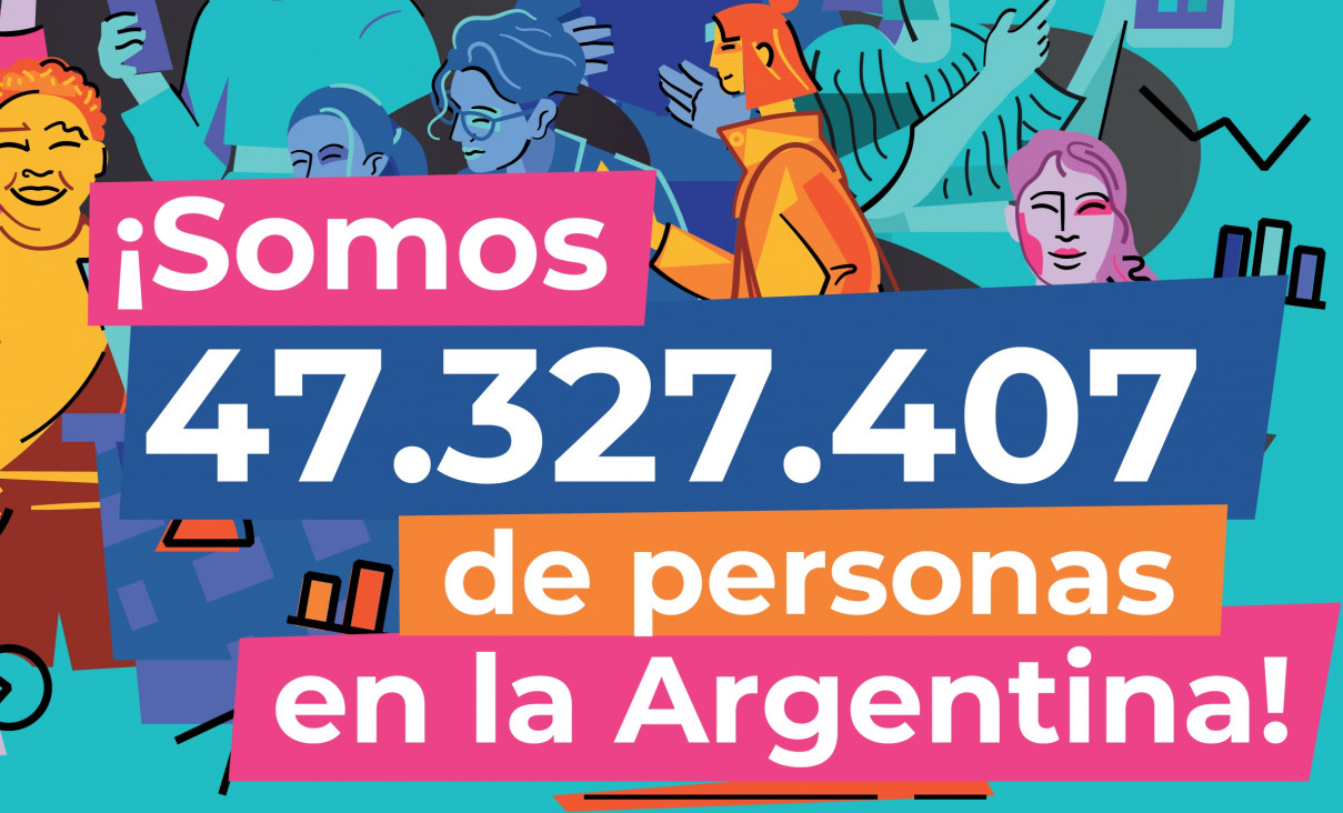 imagen Censo 2022: somos 47.327.407 en Argentina
