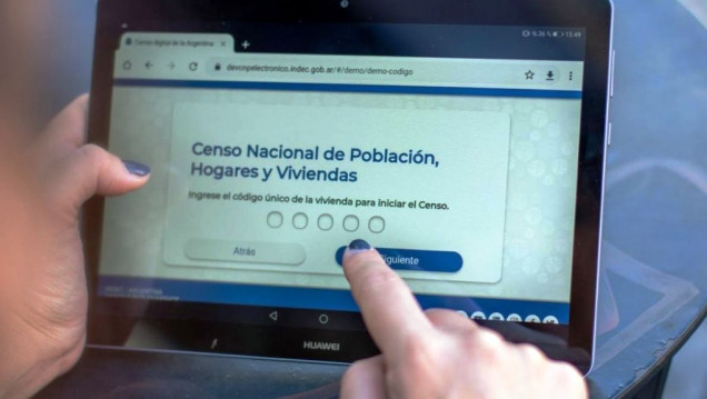 imagen El 17% del país ya respondió el cuestionario del Censo Nacional