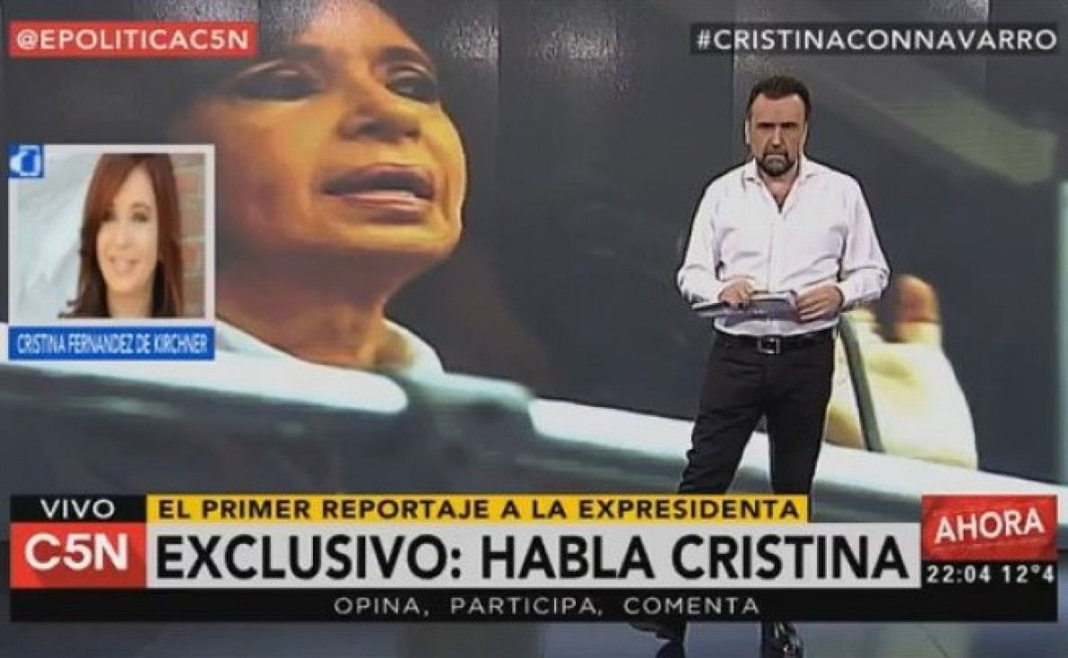 imagen Cristina Kirchner dijo que la persiguen