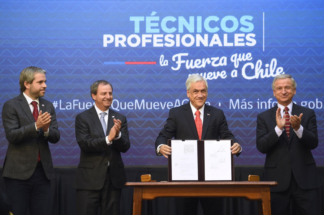 imagen Piñera propone al Congreso chileno ampliar la gratuidad de la educación superior