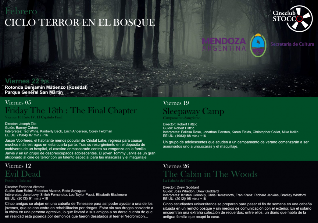 imagen Para todos los gustos: Cine de Terror en el Bosque