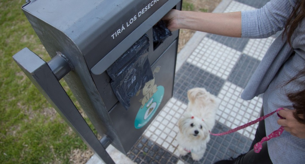 imagen En Capital instalaron contenedores para depositar las heces de las mascotas