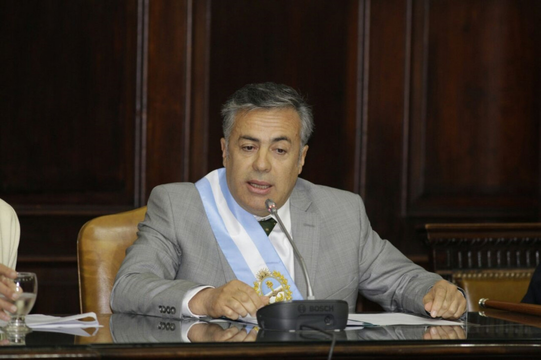 imagen Seguí en vivo el discurso de Cornejo en la Legislatura