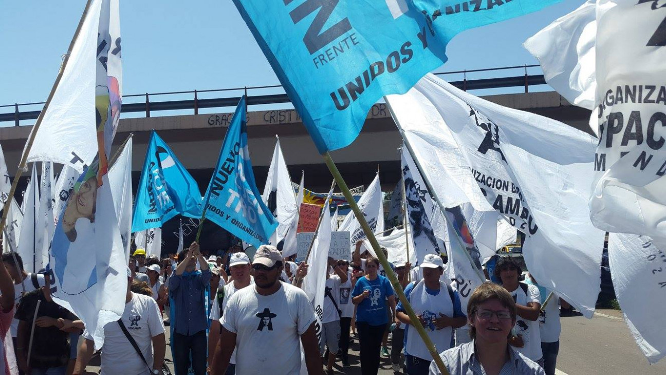 imagen Imputaron a dos militantes mendocinos de Milagros Sala por cortar el tránsito