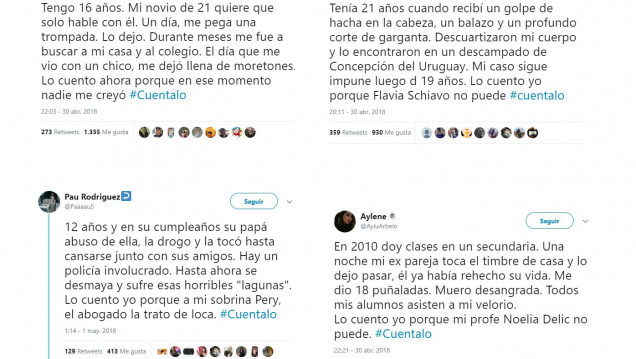 imagen #Cuéntalo: la campaña que lidera Argentina para denunciar abusos sexuales
