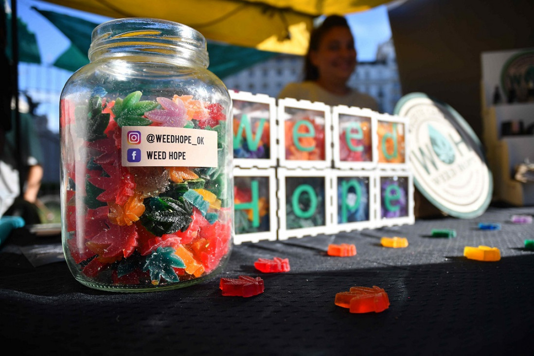 imagen En fotos: lo que dejó la marcha nacional para que cese la criminalización por consumo de marihuana