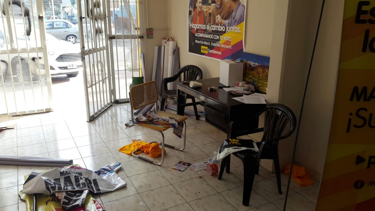 imagen Atacaron una sede del PRO en Maipú