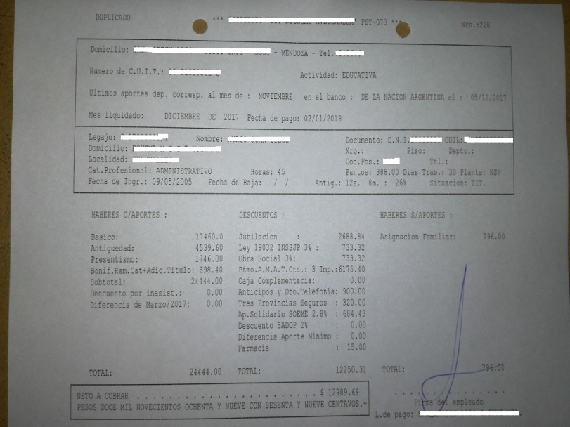 imagen El calvario de trabajadores sin paritarias tras la captura de millonario gremialista