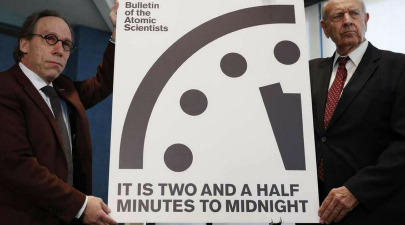 imagen La llegada de Trump a la Casa Blanca aceleró el "Reloj del Apocalipsis"