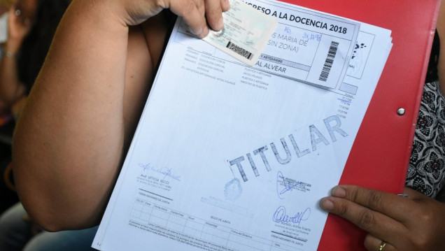 imagen Continúa el concurso de ingreso a la docencia