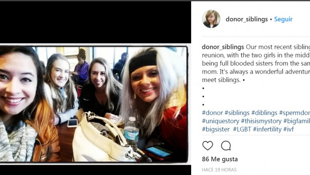 imagen Nació de un donante de esperma y buscó a sus hermanos: ya encontró a 40