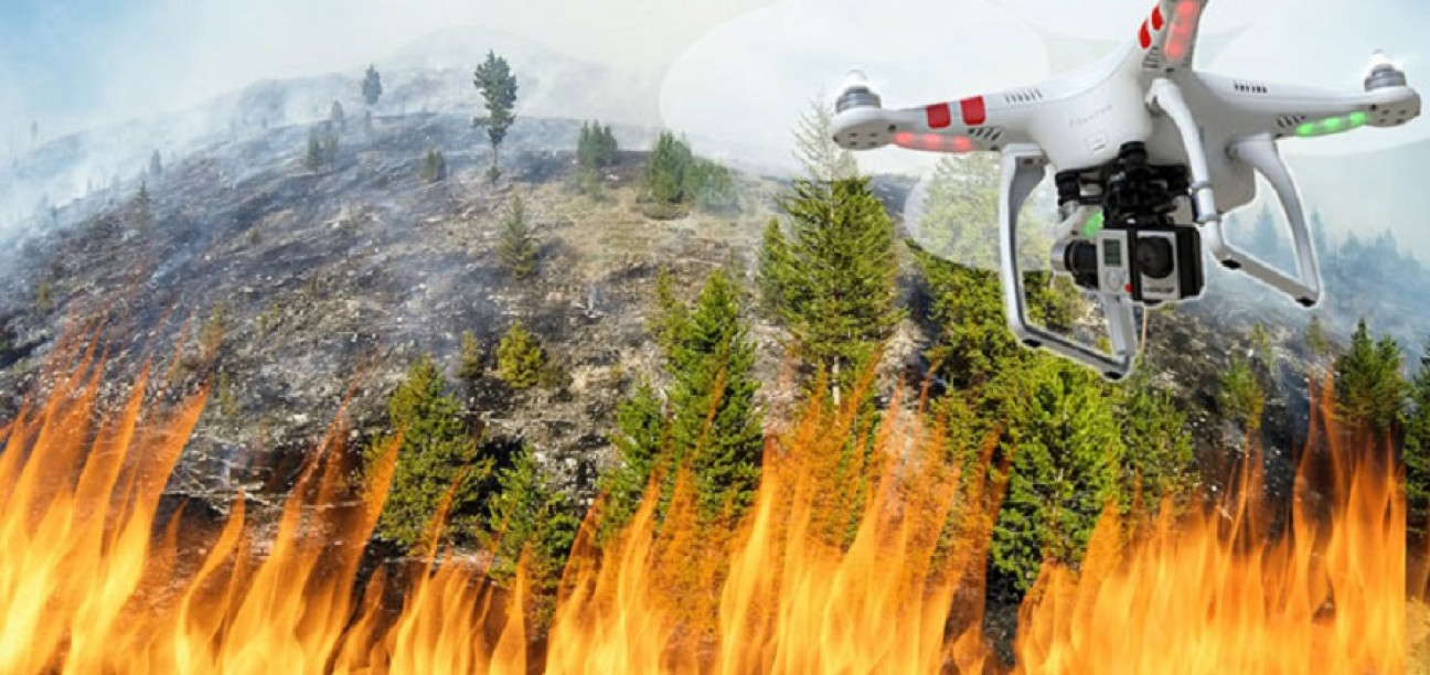 imagen Incendios forestales: ¿serán los drones los futuros guardabosques?
