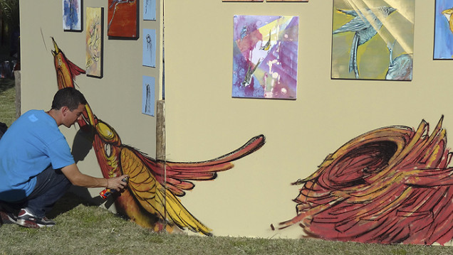 imagen Artistas en la montaña