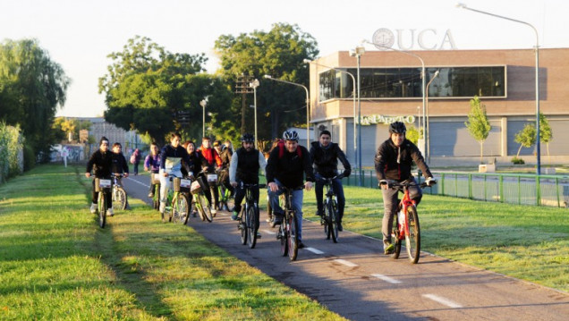 imagen ¡A trabajar en bici!
