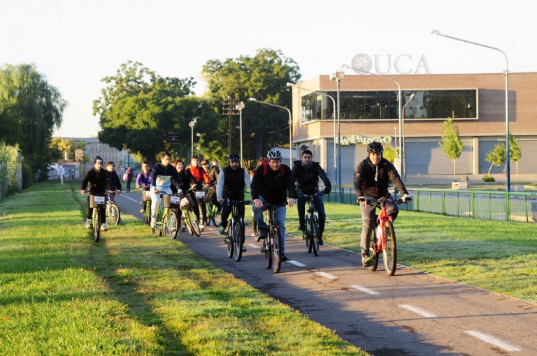 imagen ¡A trabajar en bici!