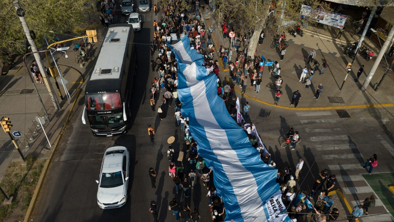 imagen Mendoza defendió la universidad pública en las calles