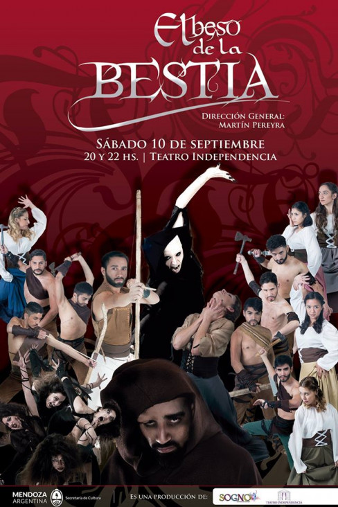 imagen "El beso de la Bestia" llega al Teatro Independencia