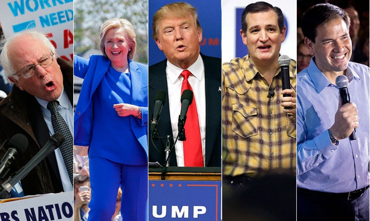 imagen Trump y Clinton pisaron fuerte en el Supermartes