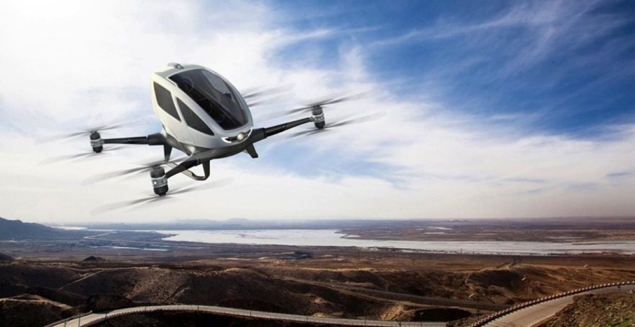imagen ¿Volar en drone? El Ehang 184 AAV te lleva