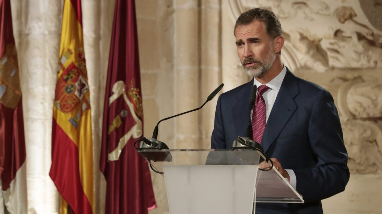 imagen "La sociedad catalana está fracturada", dijo el rey Felipe