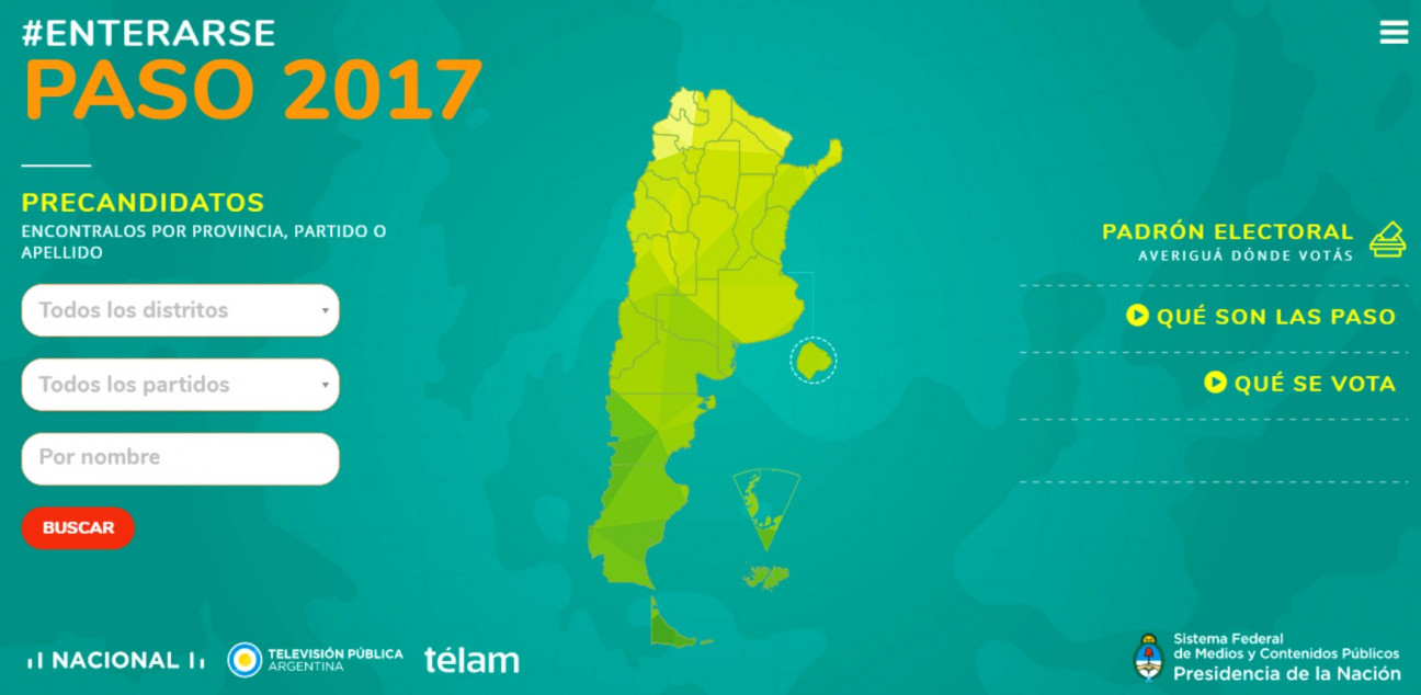 imagen Enterarse, el portal interactivo para saber todo antes de las PASO