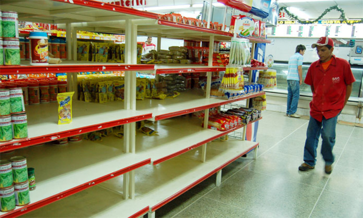 imagen Se agrava la escasez de productos básicos en Venezuela