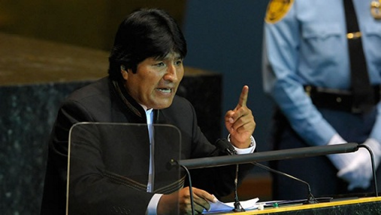 imagen Evo Morales solicitó reformar la ONU	 	 	 