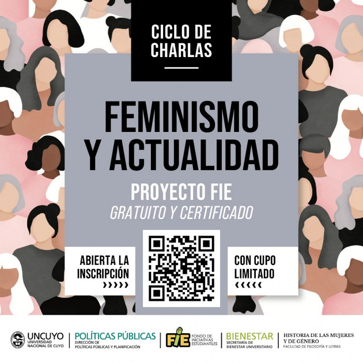imagen Feminismo y actualidad: se brindarán charlas en la UNCUYO