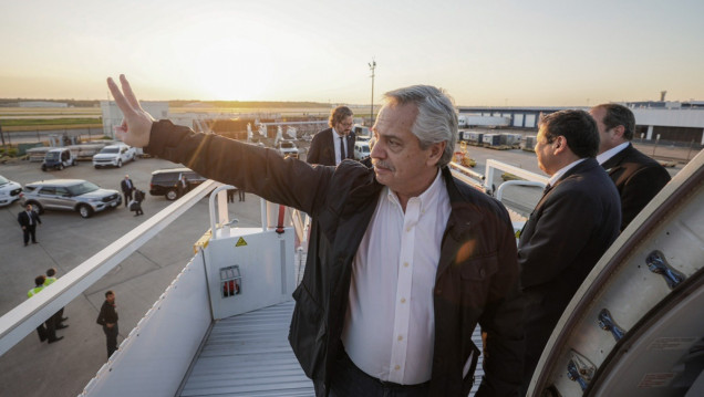 imagen Alberto Fernández ya está en EEUU para reunirse este miércoles con Biden