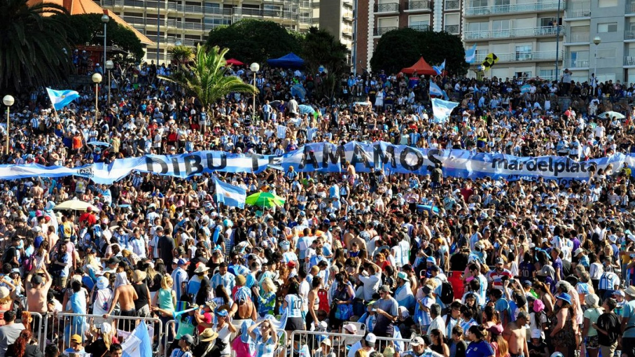 imagen Especialistas describieron al festejo de la Copa como excepcional y autocelebratorio
