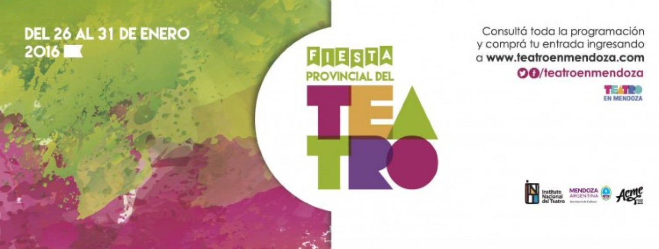 imagen Fiesta Provincial del Teatro: comenzó la venta de entradas  