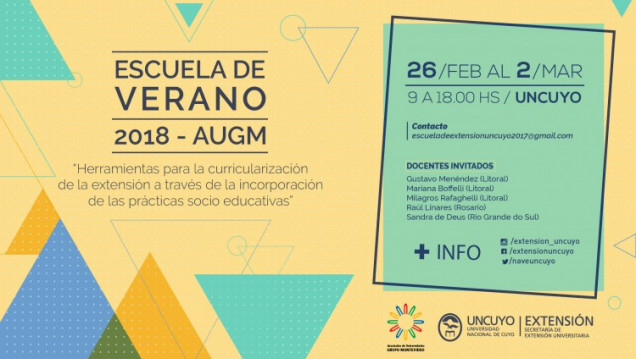 imagen Escuela de verano AUGM 2018