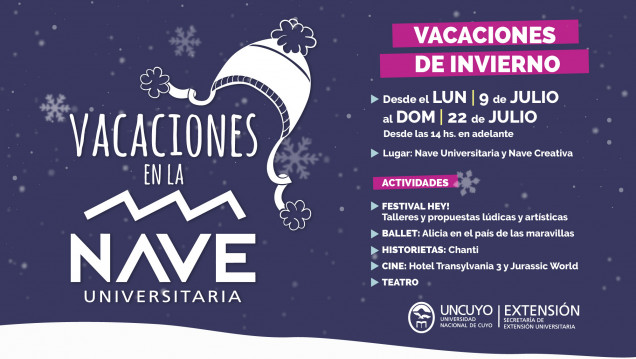 imagen Vacaciones: todas las actividades de la UNCUYO para aprender y divertirse