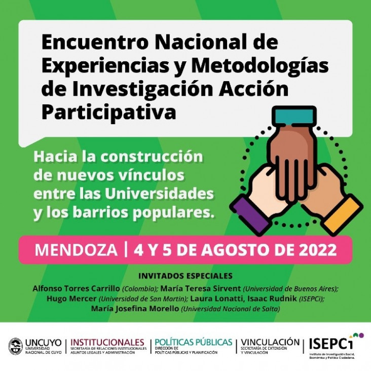imagen Llega el Primer Encuentro Nacional de Experiencias y Metodologías de Investigación Acción Participativa