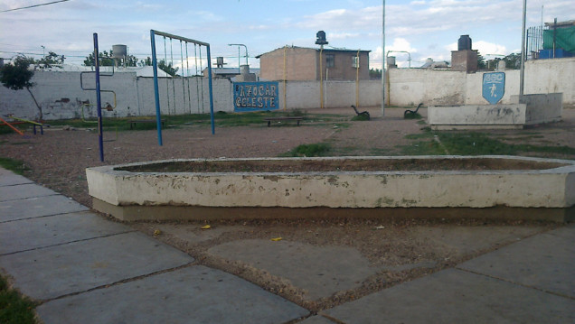 imagen El barrio celeste se tiñó de rojo sangre