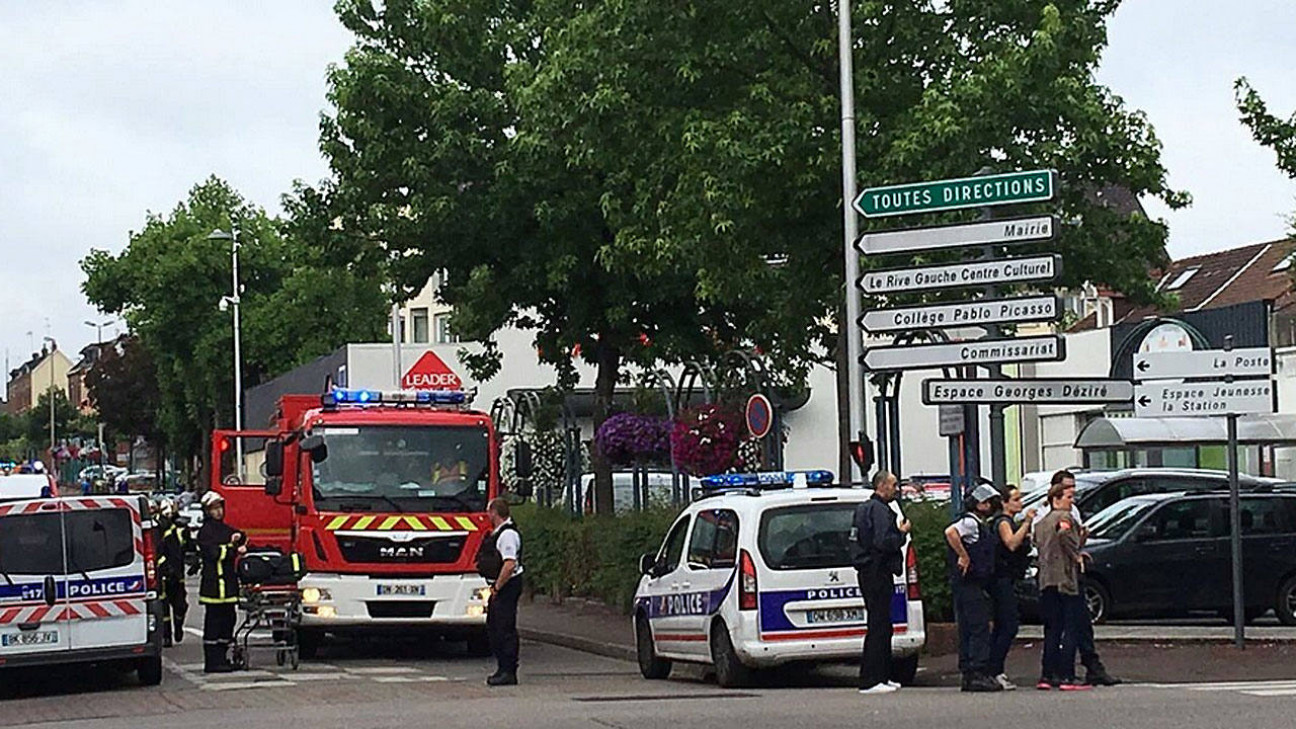 imagen Toma de rehenes en una iglesia en Normandía: tres muertos