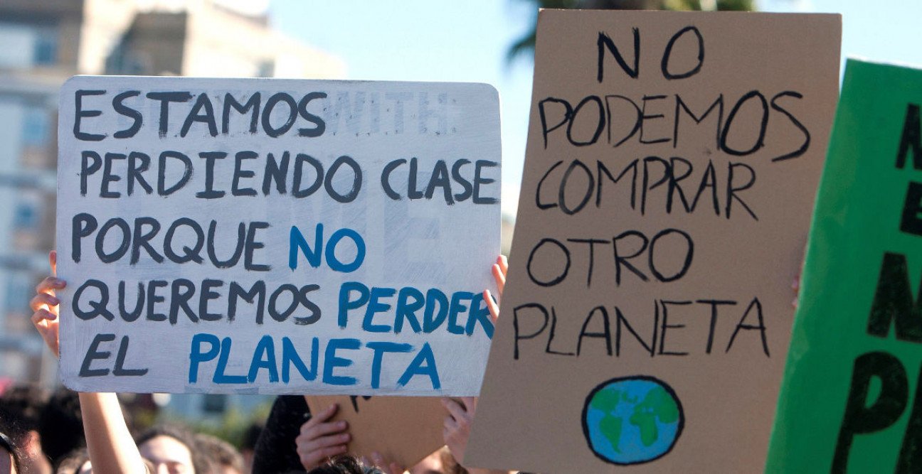 imagen #FridayForFuture tuvo su réplica en Mendoza